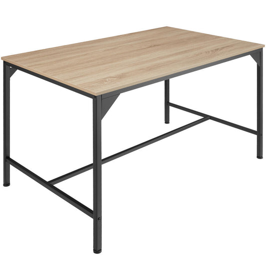 tectake - Eettafel industrieel lichtbruin - 120 x 75 x 75 cm - 404345